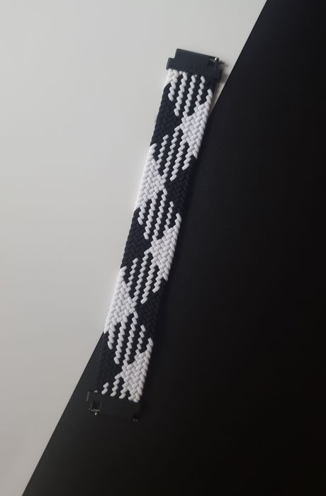 Pasek plecionego materiału 20 mm do zegarka Samsung, Huawei, Amazfit,
