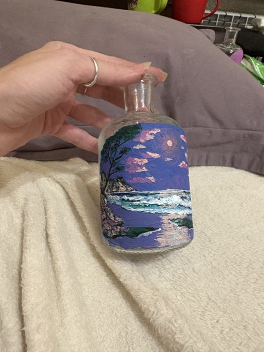 Ручний розпис на пляшках
