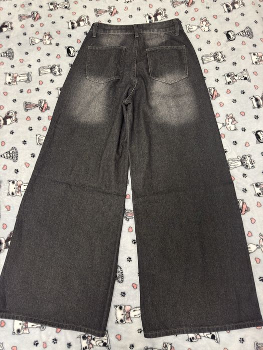 Мега широкі джинси wide leg