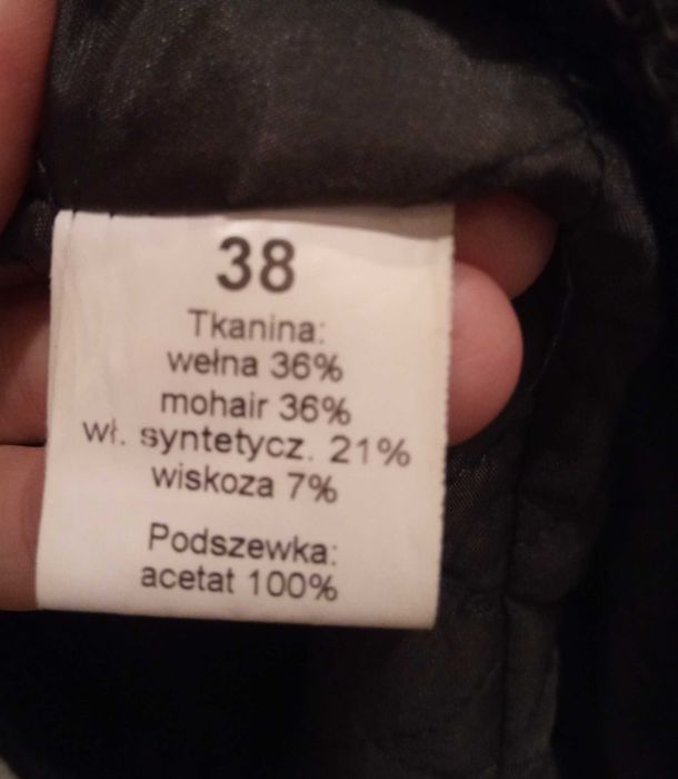 płaszcz Dziekański Collection rozmiar 38