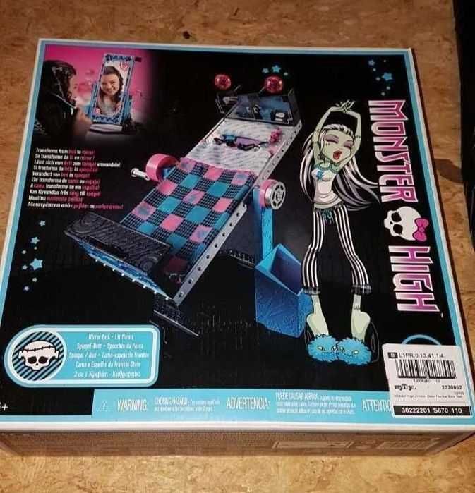 Nowe łóżko Mattel Monster High V2953 Frankie Stein