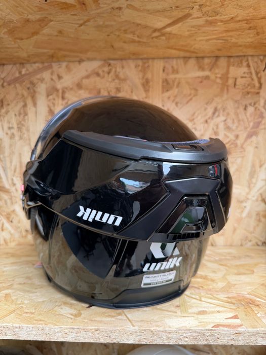 Capacete Unik 180 spectrum preto brilho - novo
