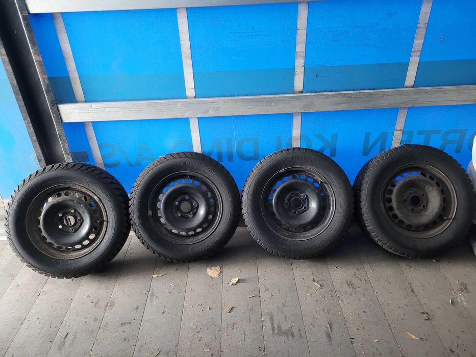 5x112 felgi stalowe komplet opony zimowe 205/65/R15