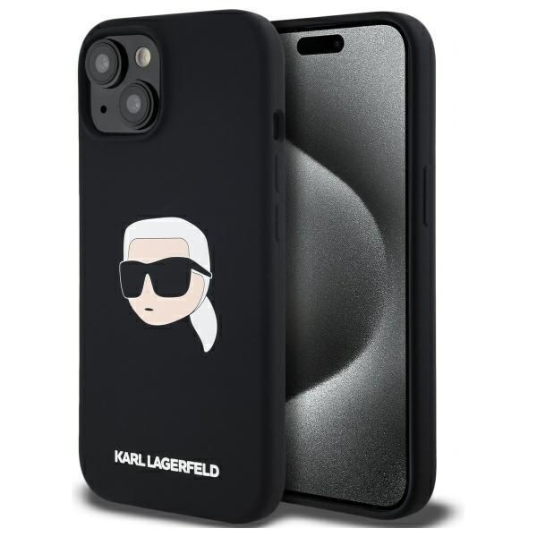 Karl Lagerfeld KLHMP15SSKHPPLK iPhone 15 6.1" czarny/black hardcase Si