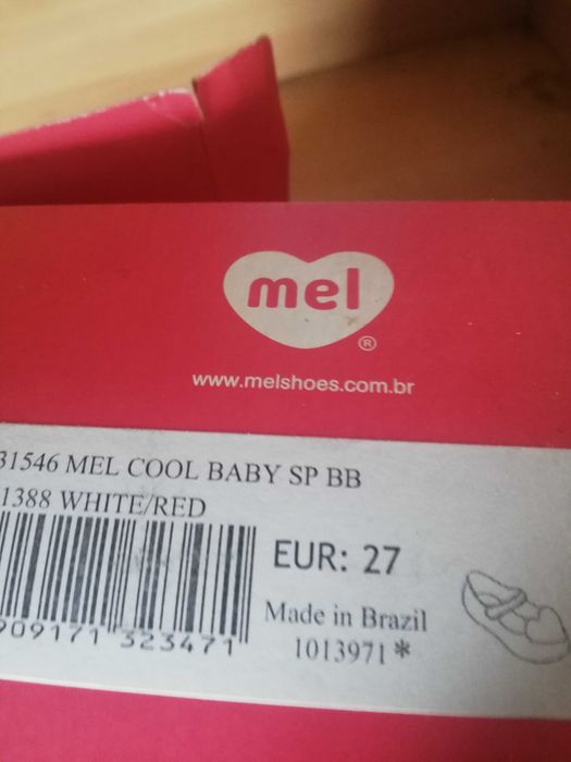 Buty dla małej księżniczki meliski