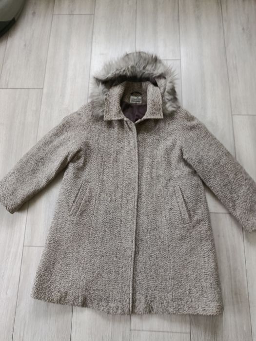 Płaszcz damski wełniany z kaszmirem