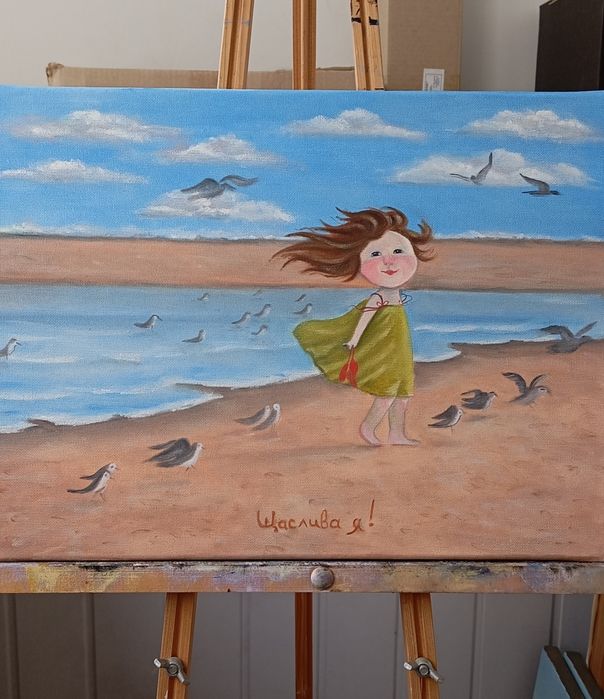 Картины маслом по мотивам Гапчинской. Ручная работа, живопись, подарок