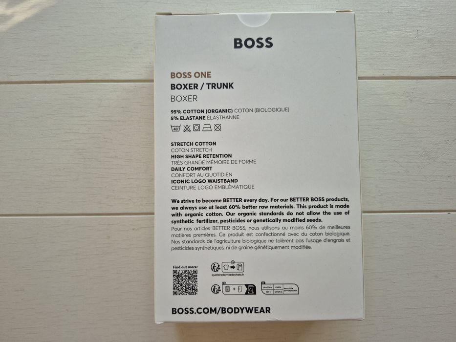 Bokserki Męskie 3pak Hugo Boss M