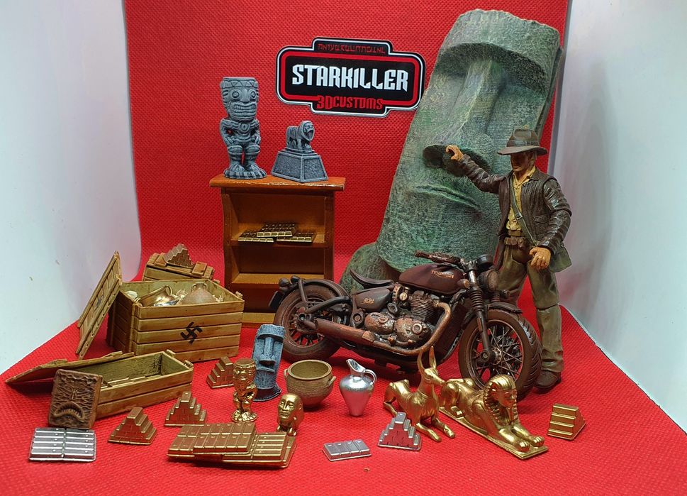 Star wars figuras 3d impressao colecionaveis