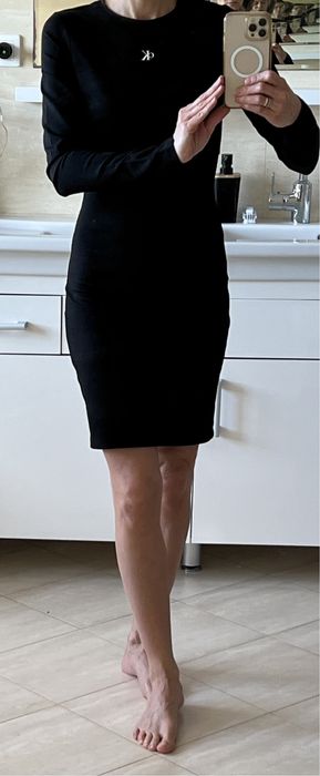 Calvin Klein nowa sukienka etui dopasowana mała czarna
