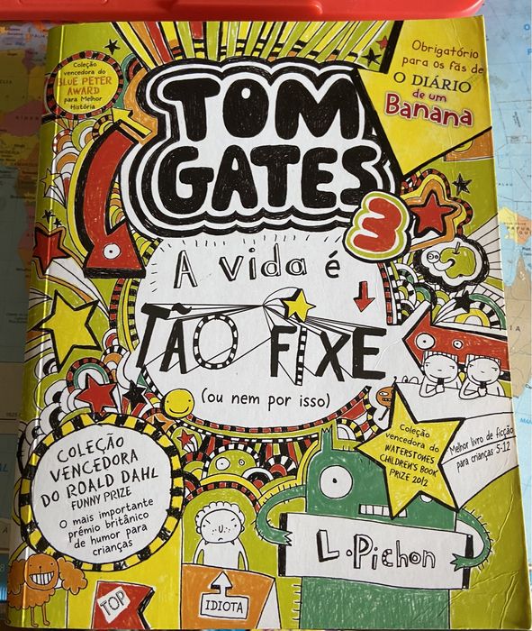 Livros Tom Gates volumes 1 e 3