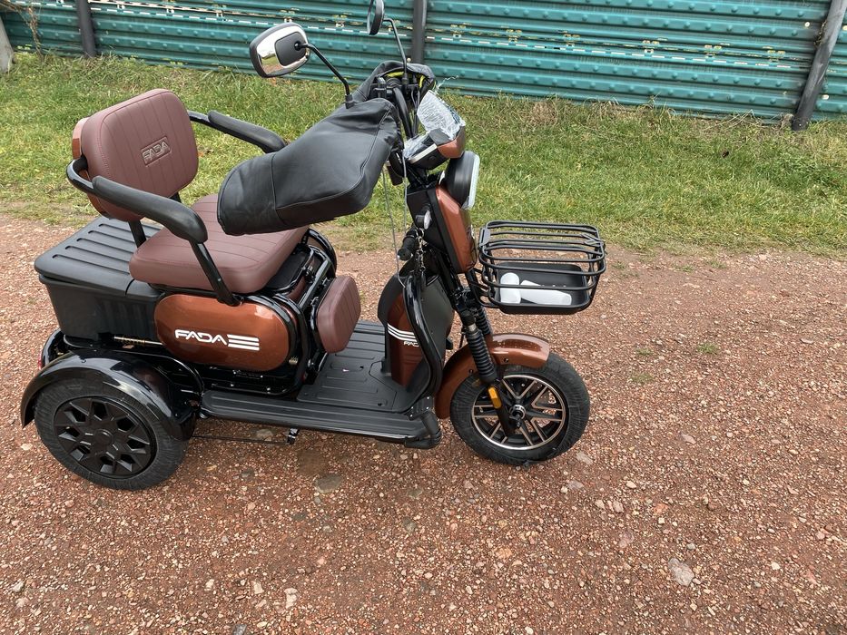 Новий Електроскутер 1100 вт,  FADA OLDi  / Трицикл Фада