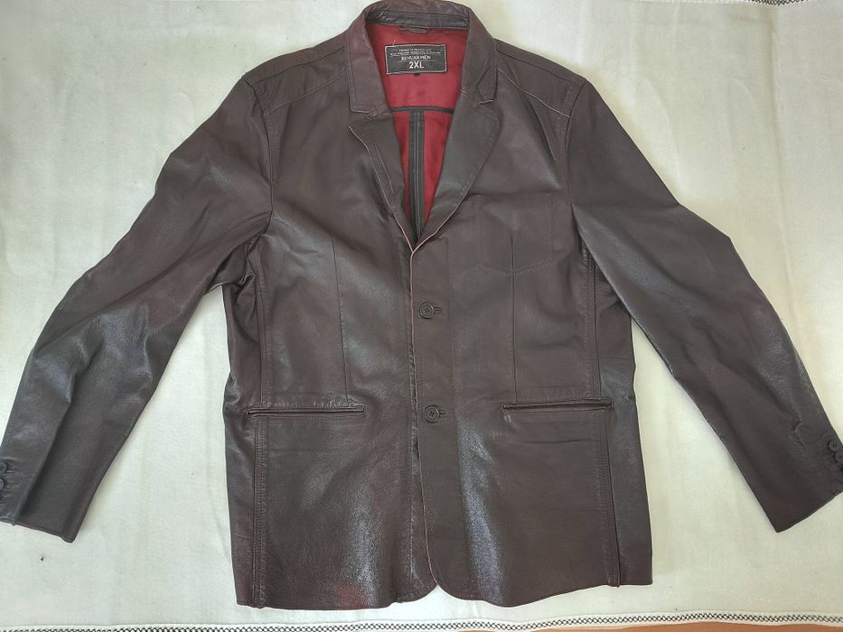 Renuar men 2XL куртка чоловіча шкіряна