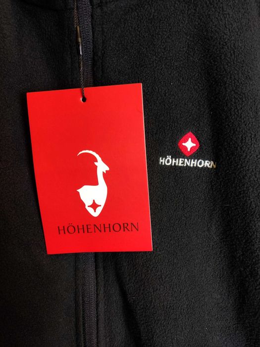 Polar kurtka bluza czarna ciepła męska Hohenhorn M/L nowa
