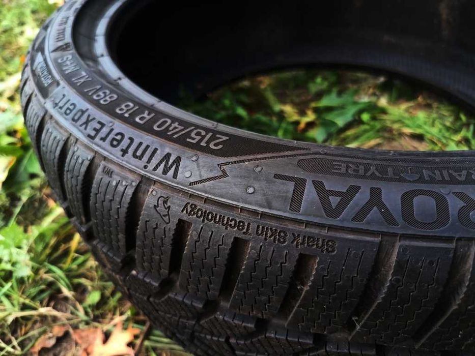 2023r Jak NOWA 215/40 R18 98V XL UNIROYAL WinterExpert M+S Shark~8,5mm