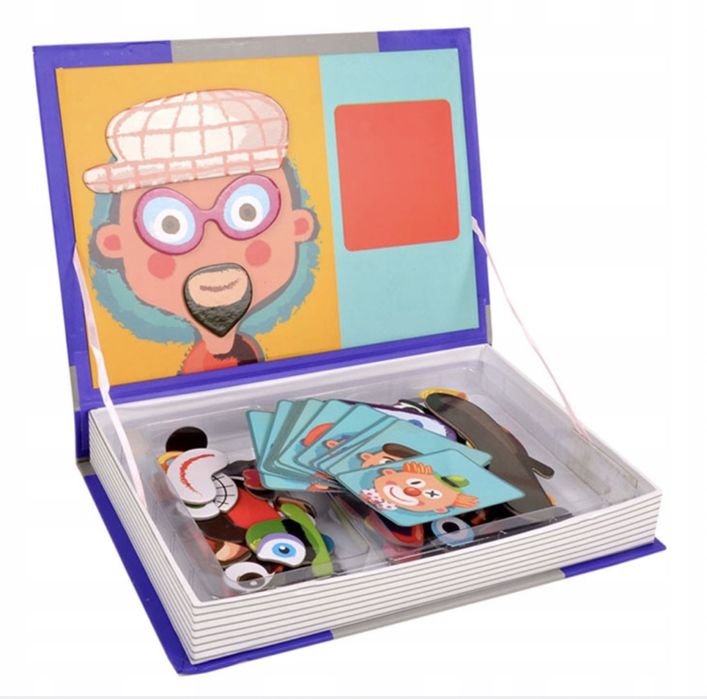 Puzzle magnetyczne układanka tablica magnesy
