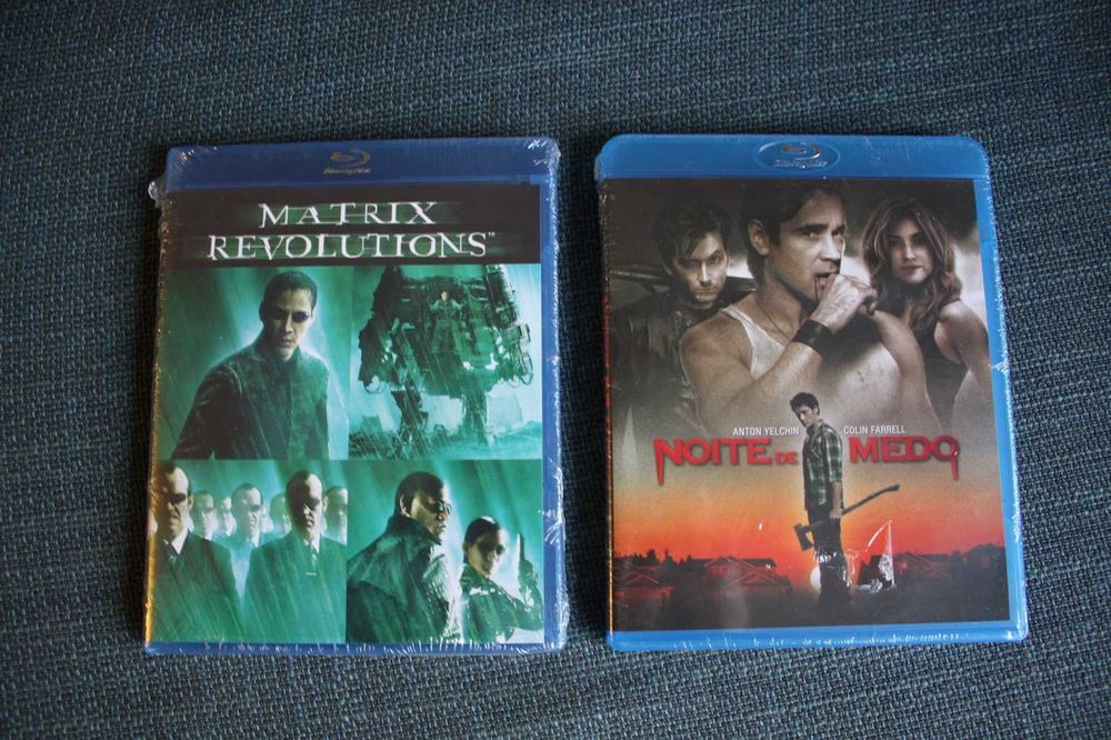Blu-ray Matrix Revolutions e Noite do Medo - Novos e Selados
