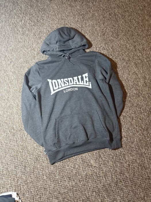 Худи Lonsdale M серое