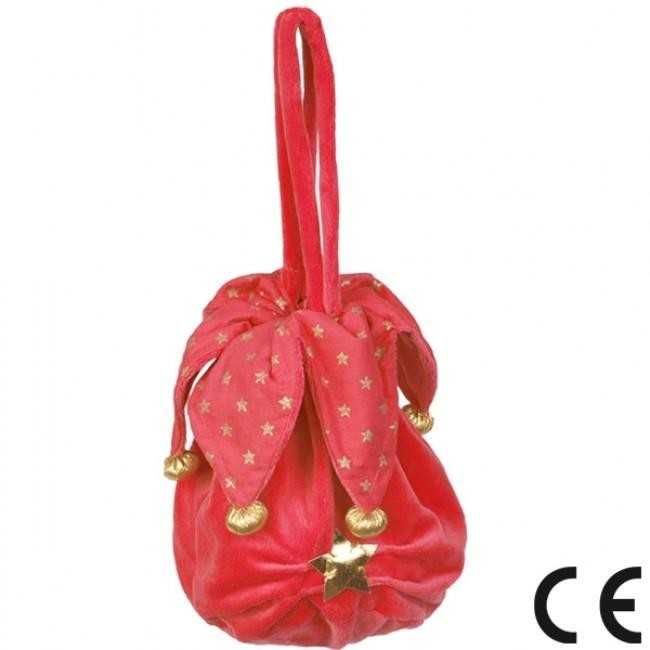 Torebka worek dla dziewczynki do ręki, złote gwiazdki Beppe