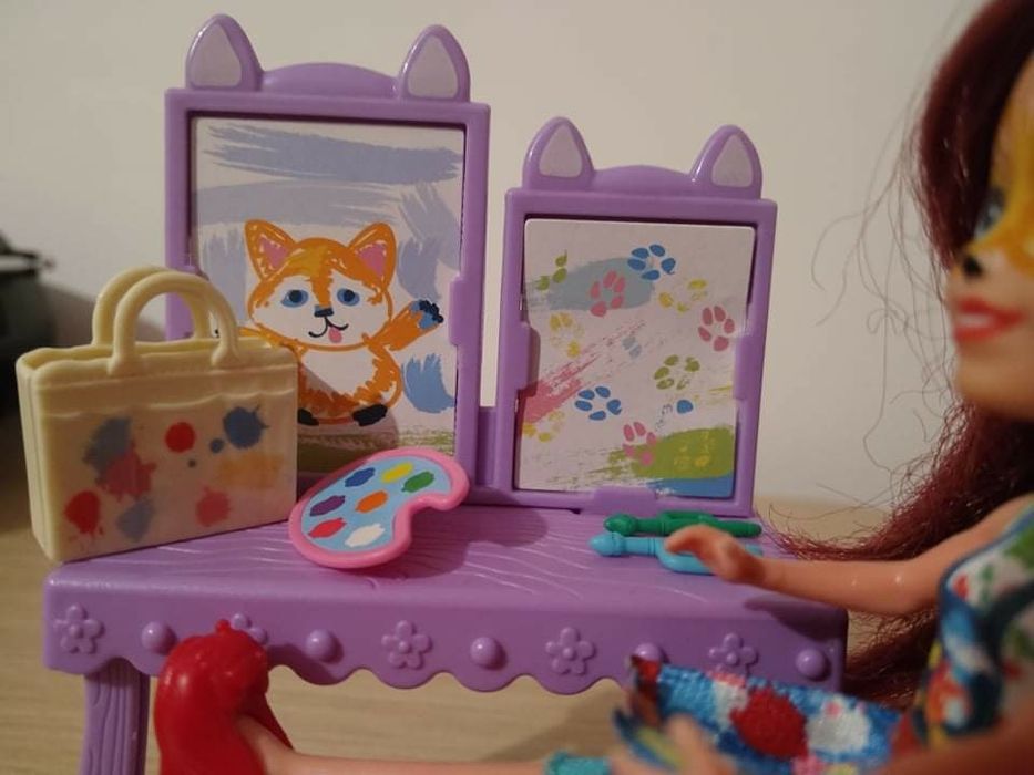Enchantimals Pracownia artystyczna Lalka + lis