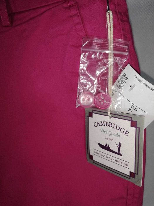 CAMBRIDGE Dry Goods Nowe Spodenki Damskie Eu 38 Bawełna Oryginalne