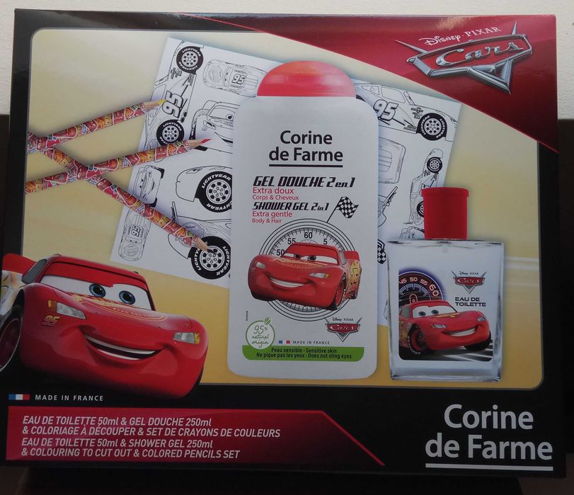 Conjunto Presente Disney - Gel Banho, Colônia, Lápis e Desenho - Novo!