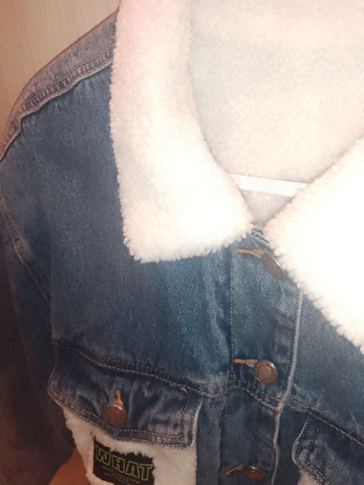Kurtka jeansowa z kożuszkiem