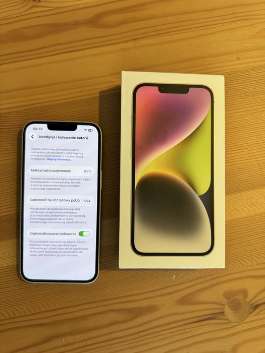 Iphone 14 128gb bialy gearancjs