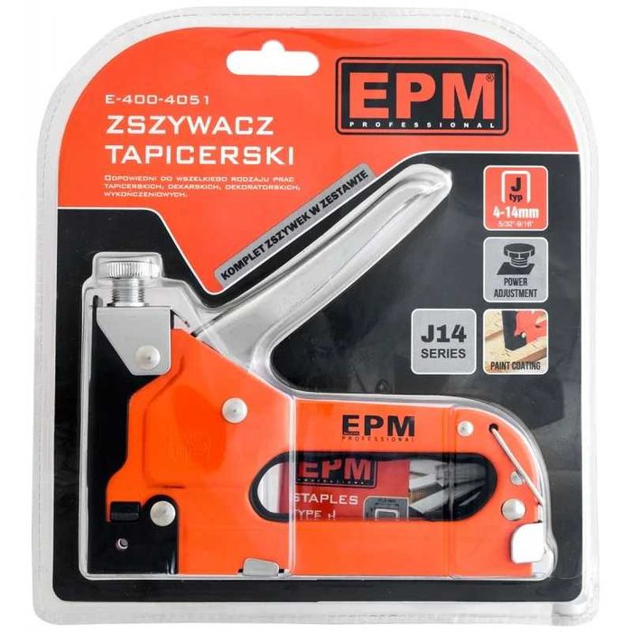 EPM Zszywacz tapicerski 4mm - 14mm regulowany J14