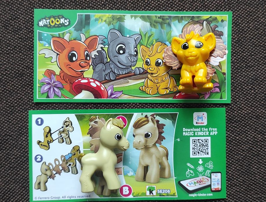 Киндер фигурки серии