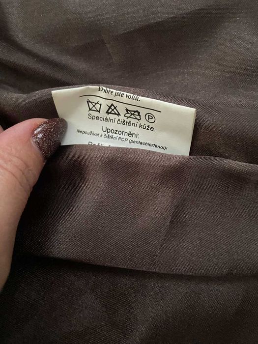 Kamizelka skóra naturalna rozmiar XL.