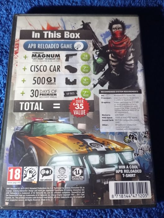 Apb Reloaded pc cdrom