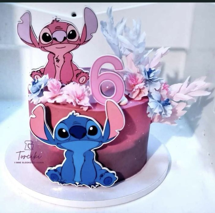 Topper na tort Stitch