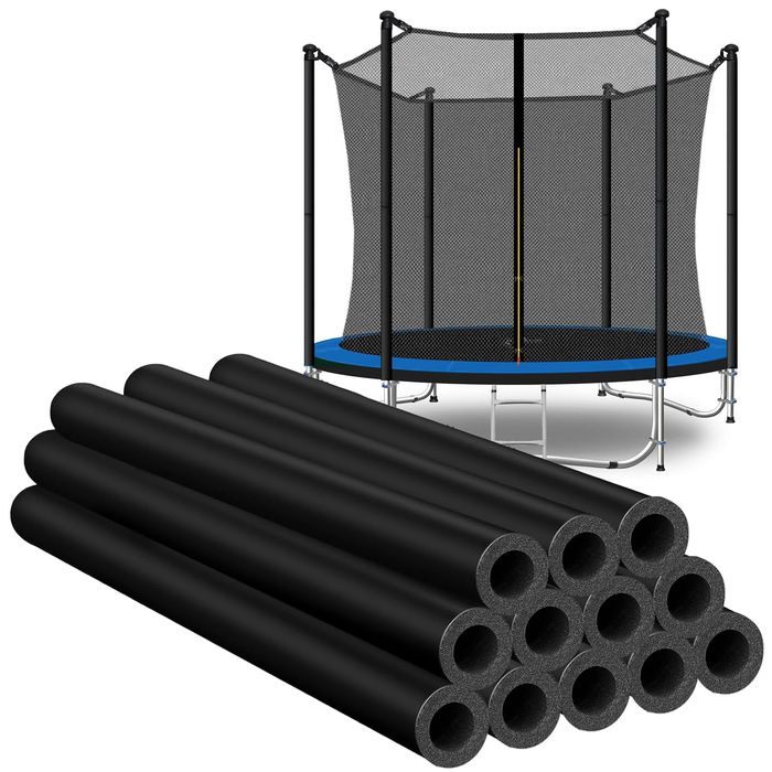 UNIPRIMEBBQ Ochraniacz do trampoliny odporny na warunki 12 sztuk 90cm