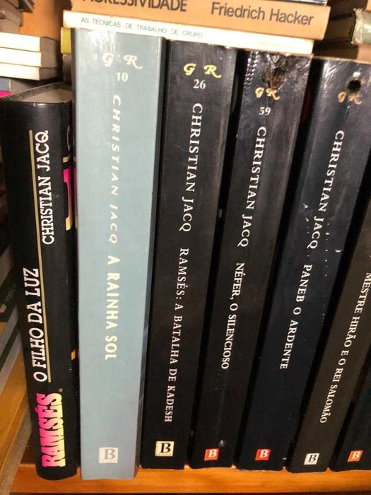 Christian Jacq, livros do autor, preço por livro, portes grátis