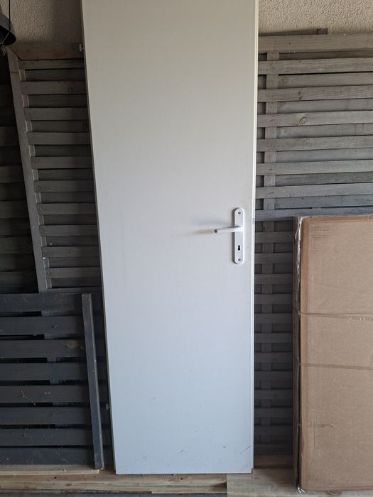 Drzwi wewnętrzne białe  60cm