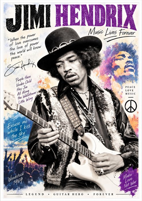Posters novos Jimi Hendrix