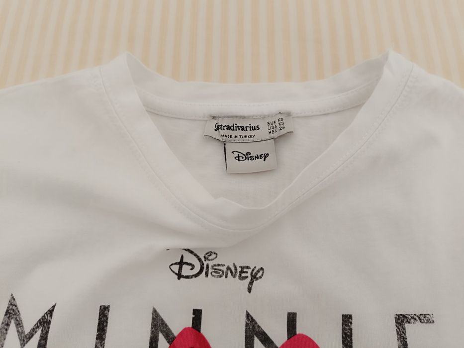 Conjunto t-shirt Disney tamanho XS