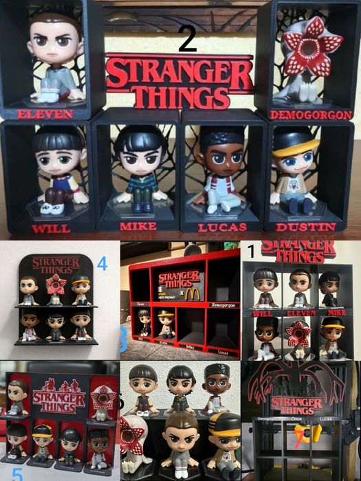 Стелаж Stranger Things McDonalds Дивні дива ОСД підставка стенд