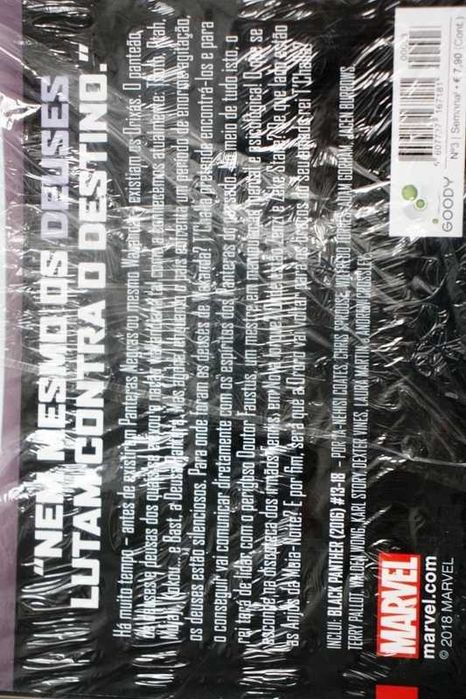 Pantera Negra Vol. 3 MARVEL Os vingadores do novo mundo