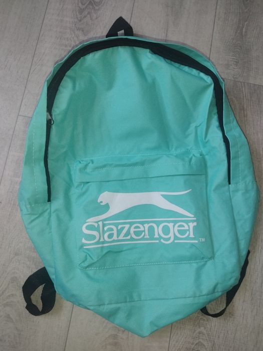Nowy miętowy plecak Slazenger