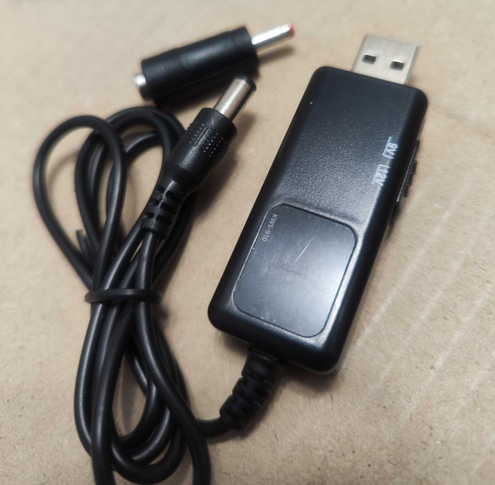 Шнур роутера з дисплеєм та перемикачем з 9 на 12 v