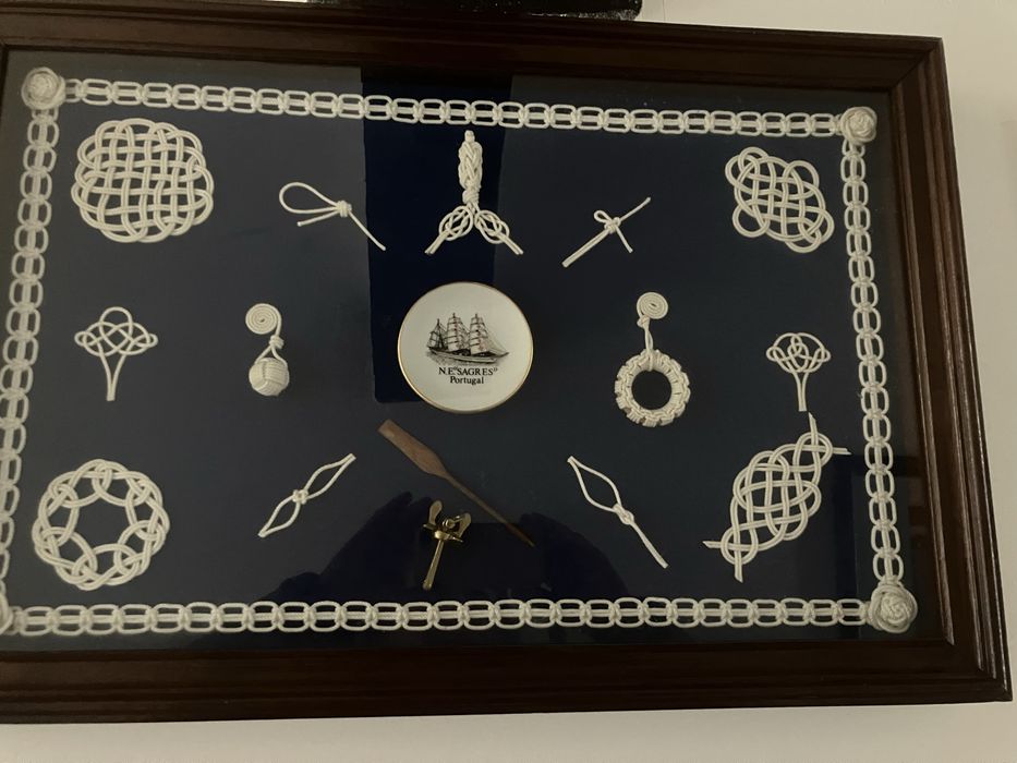 Quadro com nos de marinheiro