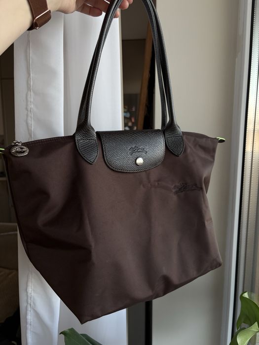 LE Pliage M tote bag Mocha - Recycled Canvas viral bag