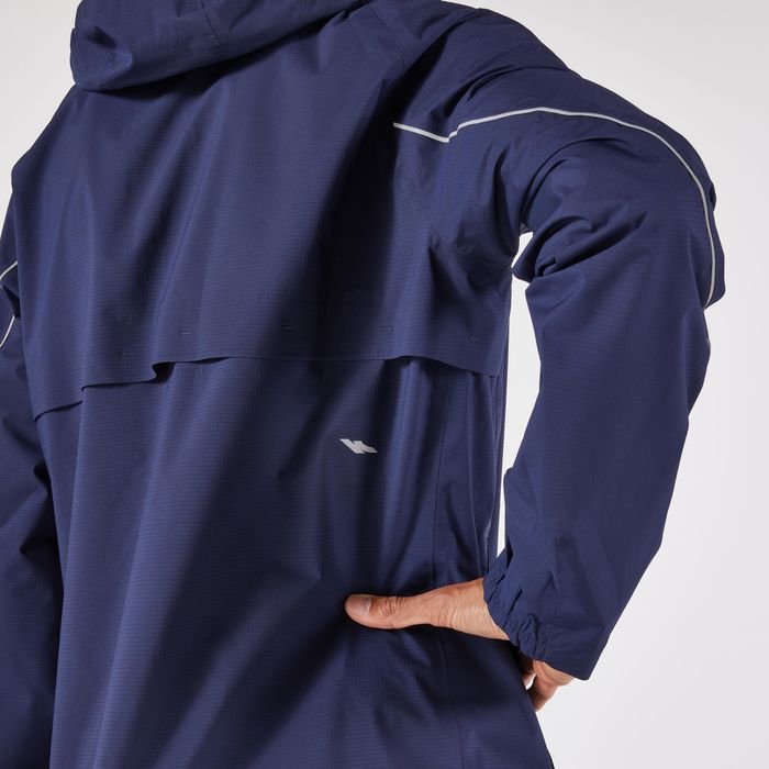 Casaco Impermeável de Trail Running Homem KIPRUN Run 500 Azul