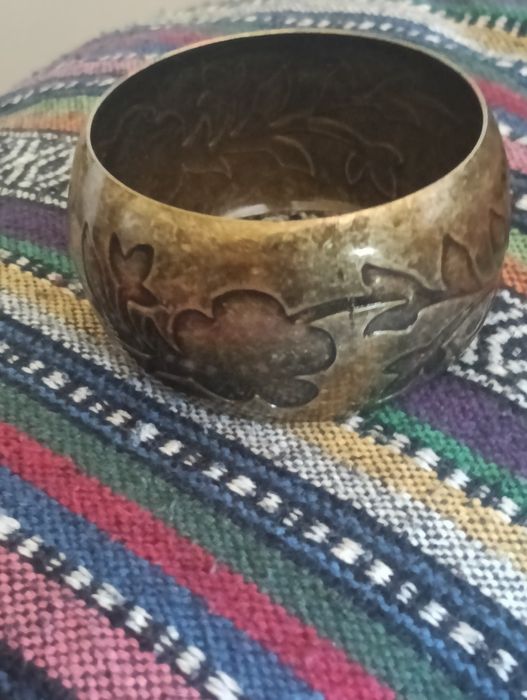Pulseira/ bracelete vintage em latão