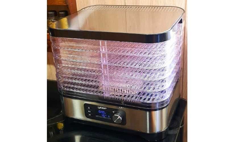 Suszarka domowa elektryczna 10w1 INOX 450W do owoców warzyw grzybów FV