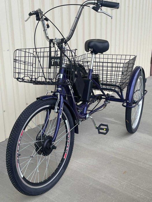 Грузовой электровелосипед. Трёхколесный электровелосипед. Электронабор