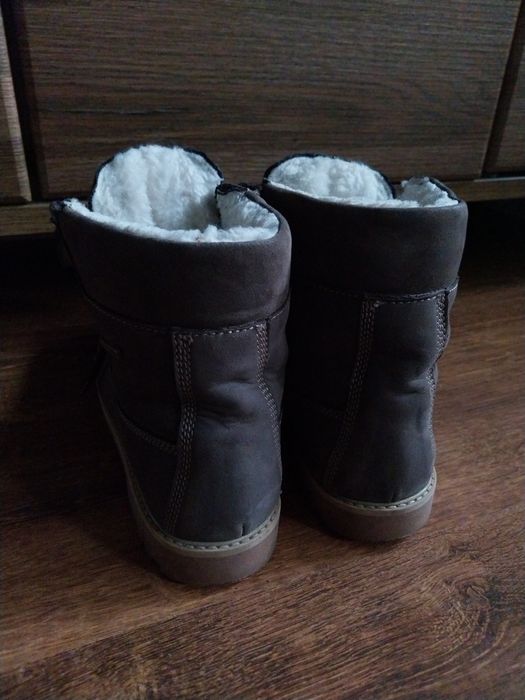Buty trekkingowe damskie z naturalnej skóry nubukowej 41