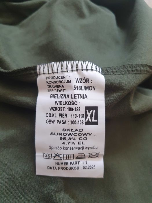 Koszulka wojskowa letnia khaki XL nowa